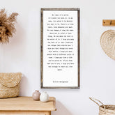 For What It's Worth F. Scott Fitzgerald Wood Sign